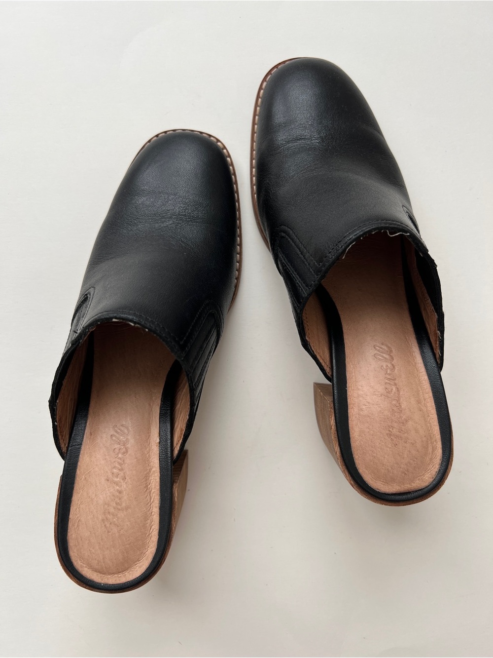 Madewell Carey Mule in Leather